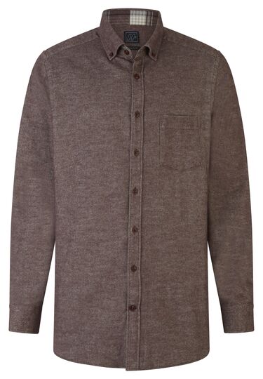 Casual Flanellhemd, claret