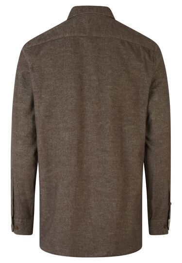 Casual Flanellhemd, blackbrown Rückansicht