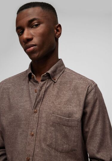 Casual Flanellhemd, blackbrown Detailansicht 1