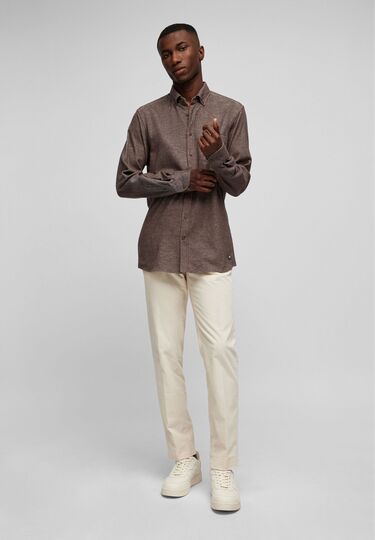 Casual Flanellhemd, blackbrown Detailansicht 2
