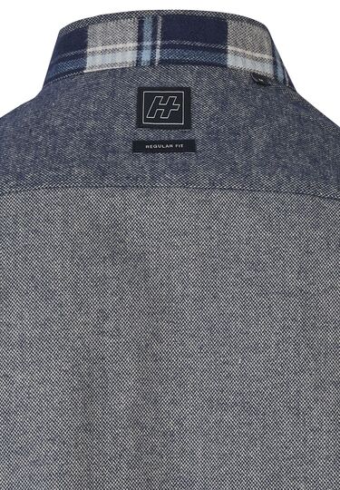 Casual Flanellhemd, midnight blue