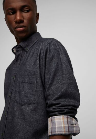 Casual Flanellhemd, carbon Detailansicht 1
