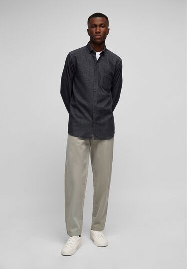 Casual Flanellhemd, carbon Detailansicht 2