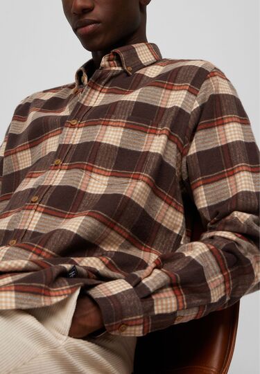 Casual Karohemd, blackbrown Detailansicht 1