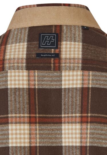 Casual Karohemd, blackbrown