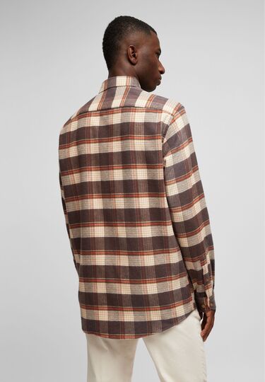 Casual Karohemd, blackbrown