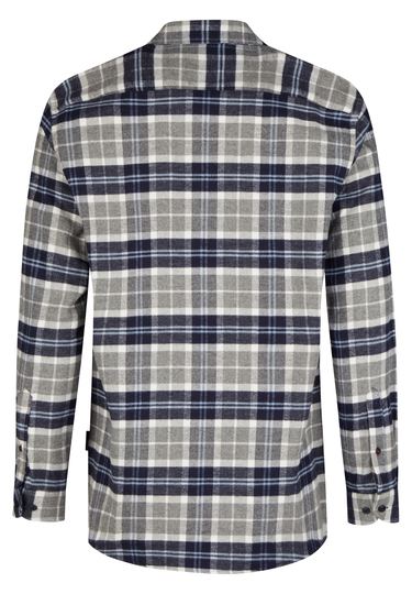 Flanell-Karo-Hemd, midnight blue Rückansicht