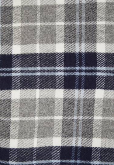 Flanell-Karo-Hemd, midnight blue Detailansicht 2