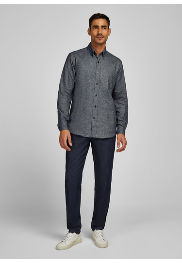 Casual Hemd, midnight blue Detailansicht 2