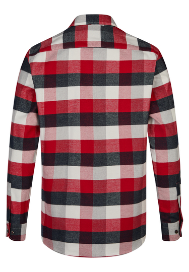 Freizeithemd im Regular Fit, chili Rückansicht