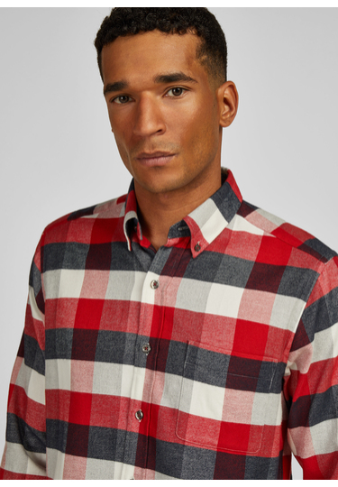 Freizeithemd im Regular Fit, chili