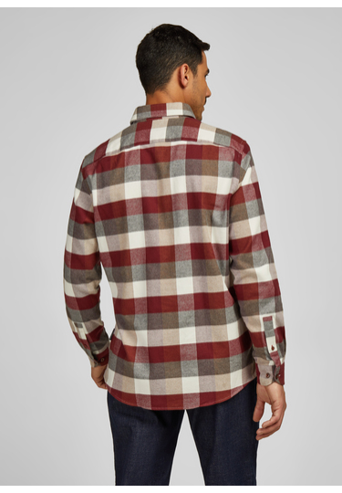 Freizeithemd im Regular Fit, merlot