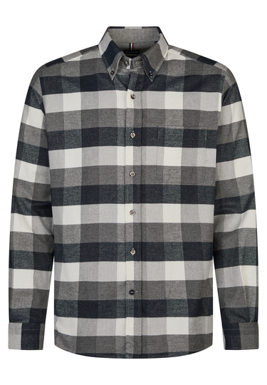 Freizeithemd im Regular Fit, darkgrey Frontansicht