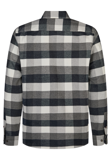 Freizeithemd im Regular Fit, darkgrey Rückansicht