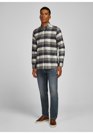 Freizeithemd im Regular Fit, darkgrey Detailansicht 2