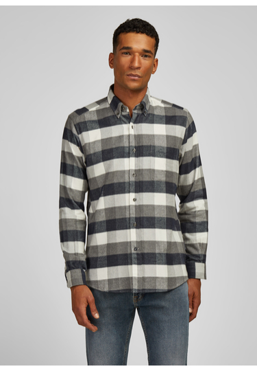 Freizeithemd im Regular Fit, darkgrey