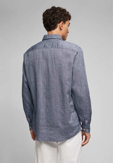 SHIRT CASUAL RF, Midnight blue