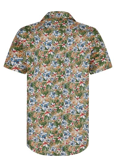 Modernes Hemd, sand Rückansicht