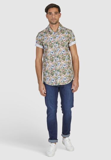 Modernes Hemd, sand Detailansicht 1