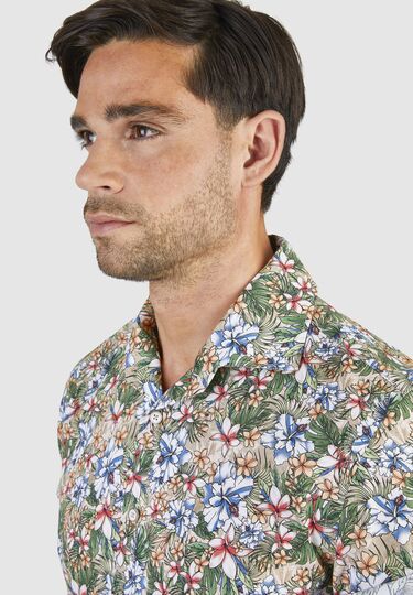 Modernes Hemd, sand Detailansicht 2