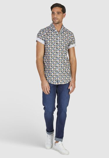 Modernes Hemd, kiwi Detailansicht 1