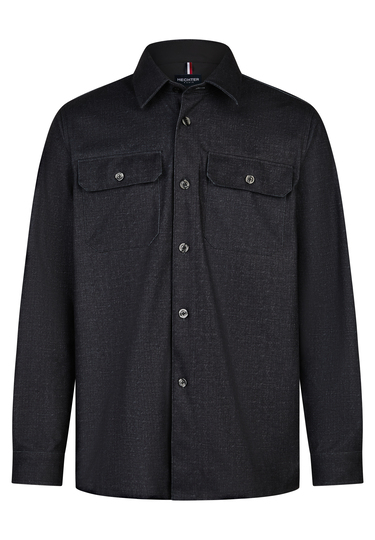 Casual Overshirt im Regular Fit, carbon Frontansicht