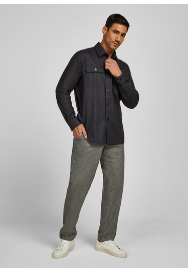 Casual Overshirt im Regular Fit, carbon Detailansicht 2