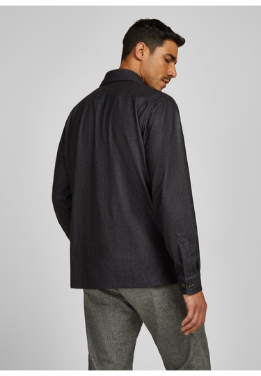 Casual Overshirt im Regular Fit, carbon