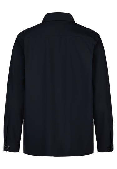 Casual Overshirt im Regular Fit, navy Rückansicht