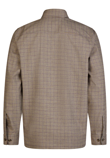 H-ECO Casual Overshirt, hazelnut Rückansicht