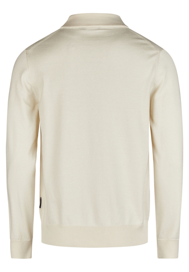 Turtle neck sweater, ivory Rückansicht
