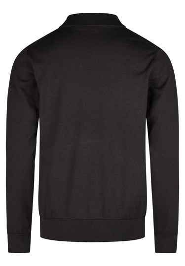 Turtle neck sweater, black Rückansicht