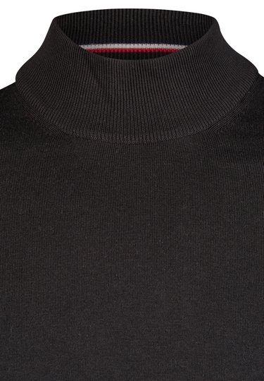 Turtle neck sweater, black Detailansicht 1