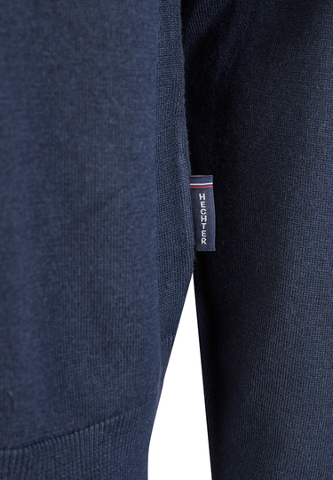 KNIT ROLLNECK, Midnight blue Detailansicht 1