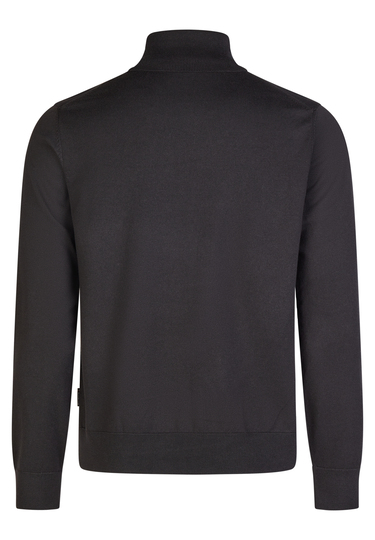 KNIT ROLLNECK, Black Rückansicht