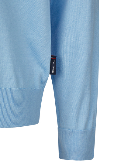 KNIT CREWNECK, light blue Detailansicht 2