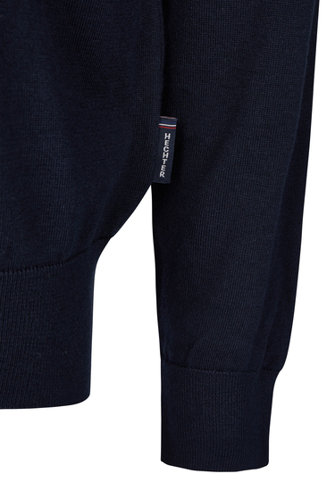 KNIT CREWNECK, midnight blue Detailansicht 2