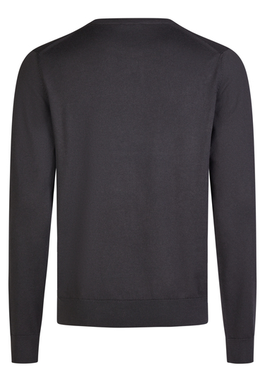 KNIT CREWNECK, black Rückansicht