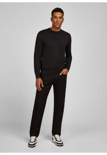 KNIT CREWNECK, black Detailansicht 2