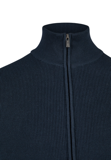 Basic-Zip-Jacke, midnight blue Detailansicht 1