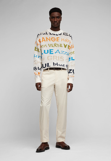 KNIT CREWNECK, Offwhite 