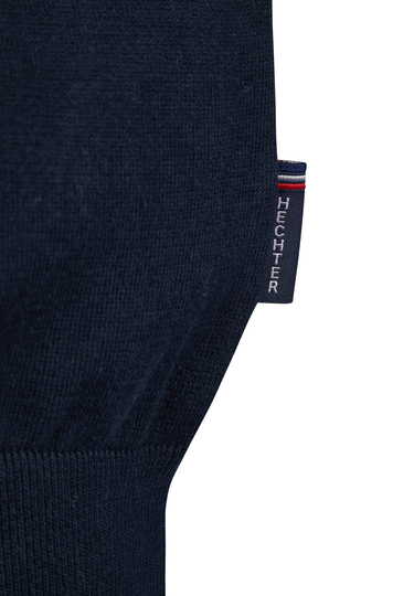 Strick-Polo, midnight blue