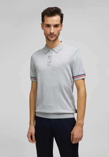 Strick-Polo, silver