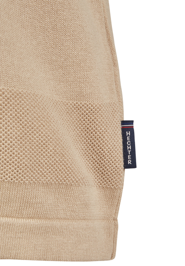 KNIT POLO, Sand Detailansicht 2