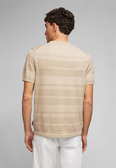 KNIT T-SHIRT, Sand