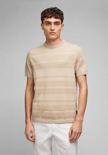 KNIT T-SHIRT, Sand