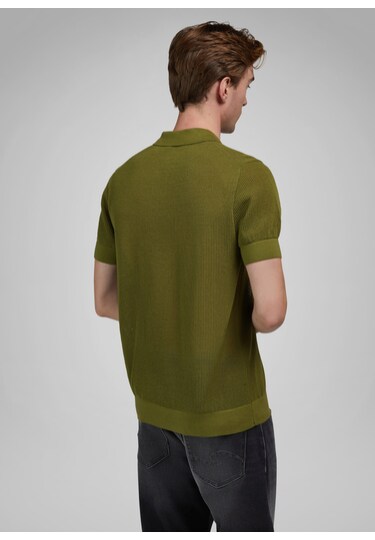 Poloshirt, kiwi Detailansicht 2