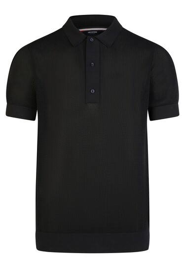 Poloshirt, midnight blue Frontansicht