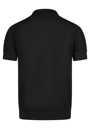 Poloshirt, midnight blue Rückansicht