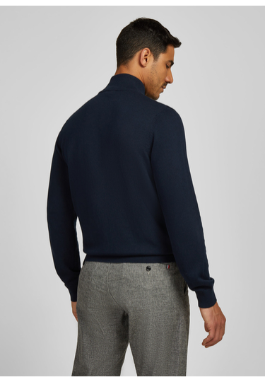 Sportive Zip-Jacke, midnight blue